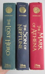Rick Riordan Lot ~ The Heroes Of Olympus ~ 1-3 Hardcover Books DJ 1st Edition