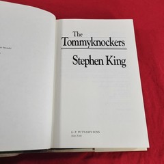 The Tommyknockers By Stephen King HC Book 1987 Putnam Vintage Horror Sci-Fi USED