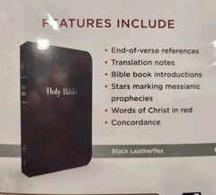 HOLY BIBLE New Sealed THOMAS NELSON Leatherflex GIANT PRINT Concordance NKJV