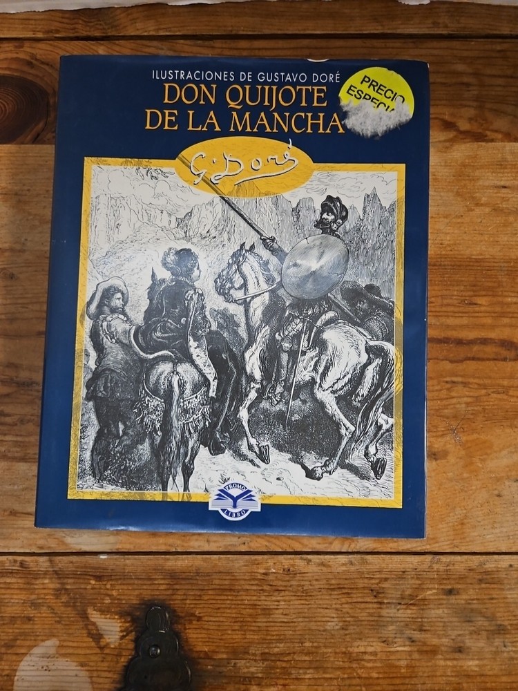 Don Quijote de La Mancha Ilustraciones de Gustavo Dore Spanish Libro Usado