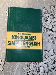 The Parallel Bible King James Simple English New Testament HC 1983 AMG Publisher