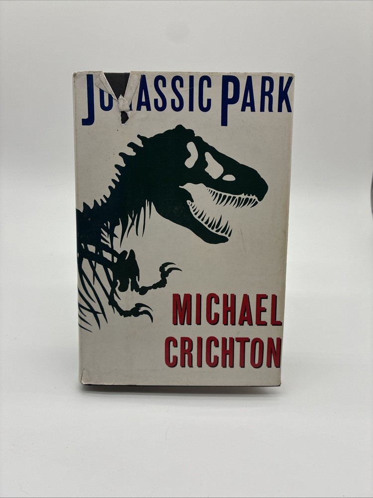 Jurassic Park by Michael Crichton With Dustcover 1990 Edition