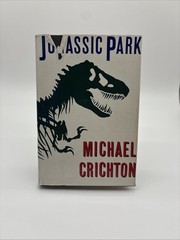 Jurassic Park by Michael Crichton With Dustcover 1990 Edition