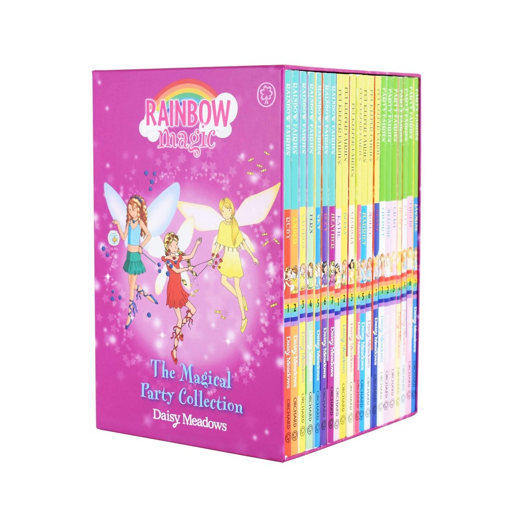 Rainbow Magic The Magical Party 21 Books BoxSet by Daisy Meadows – Ages 7-9 – PB