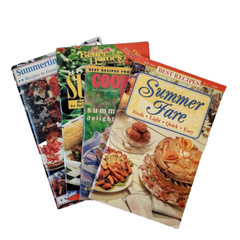 Summer Cooking Recipes Bundle of 4 Lot Cookbook Mini Magazines BHG 1990s 2000s