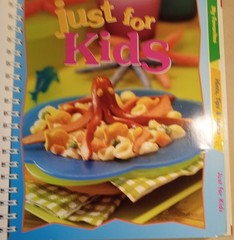 Cooking For Kids. 3 In 1 Cookbook. 2000. Divided With Tabs. Hardcover