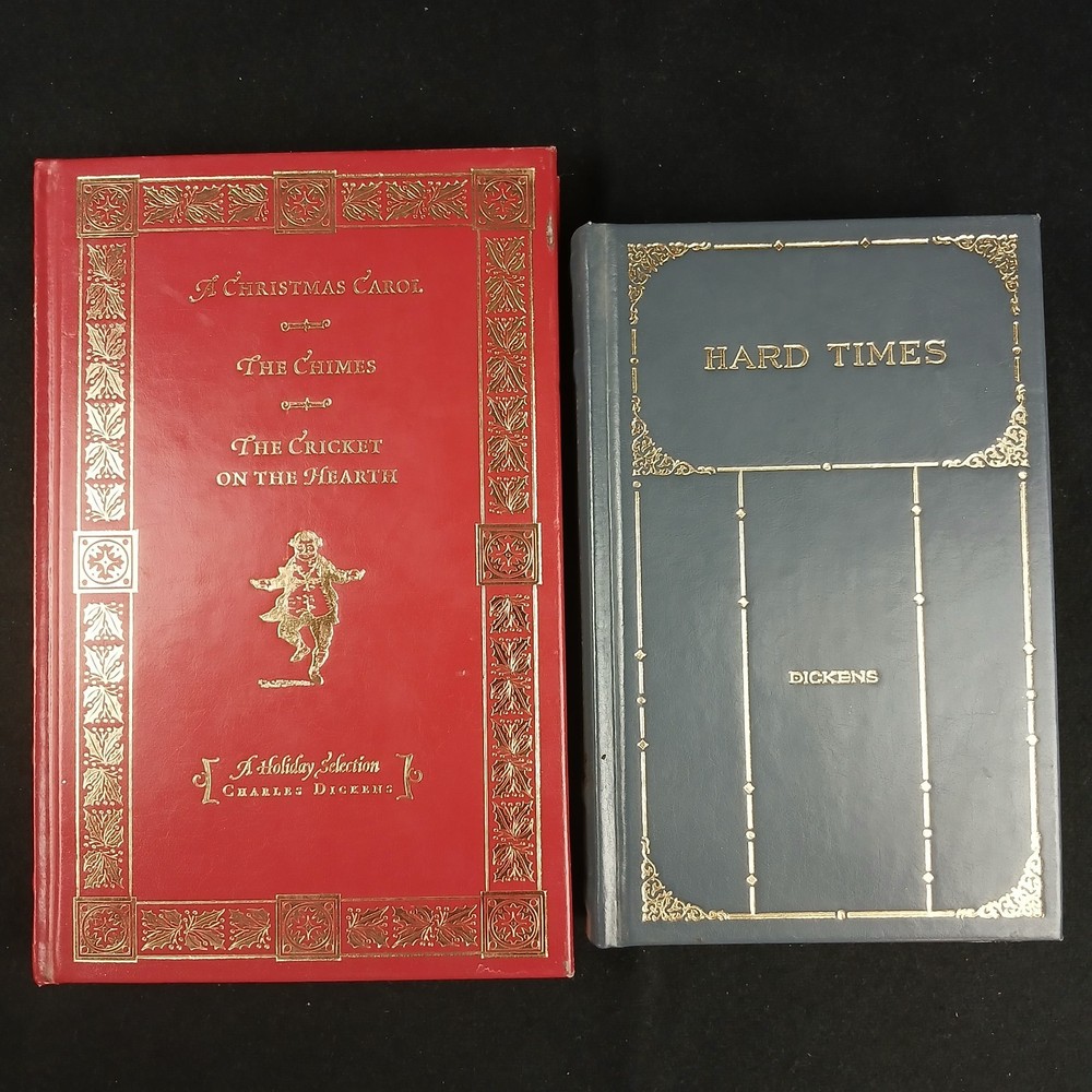Dickens Lot of 2 (2007, Dalmation Press) Hardcover Hard Times, A Christmas Carol