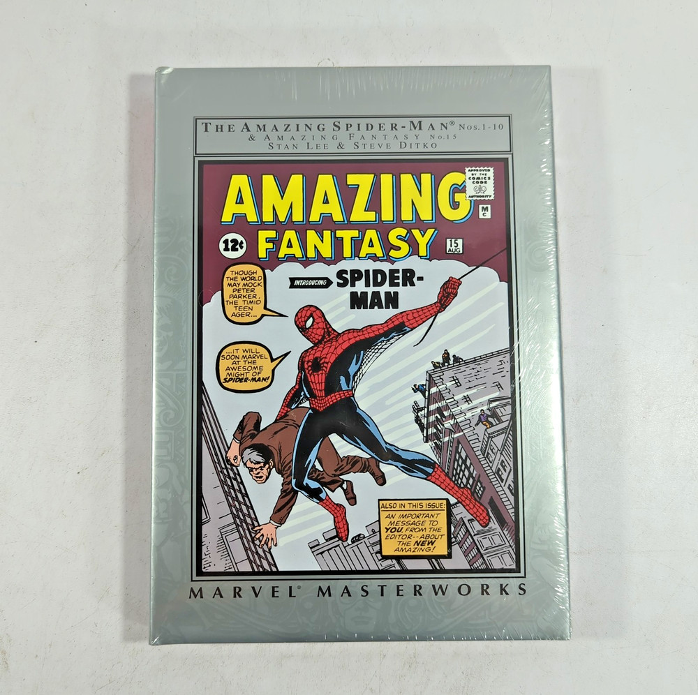 Marvel Masterworks Amazing Spider-Man Vol 1 Hardcover Sealed Marvel 2003 Stan Le