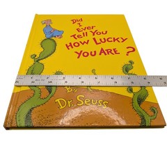 Did I Ever Tell You How Lucky You Are By Dr Seuss Hardcover Book 1973 Vintage