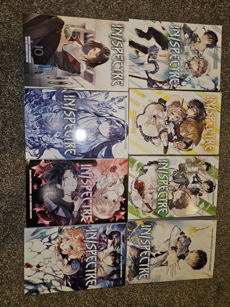 in/spectre manga 8 Book Lot 1 2 4 8 10 13 14 15