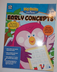 Lot 2 Workbooks Ages 3-4 Scholastic Pre-Kindergarten & Big Skills Early Concepts