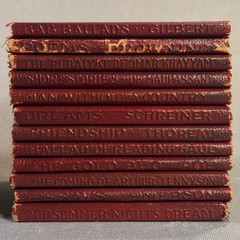 Antique Little Leather Library Miniature Books – Choose Your Title – Red Series