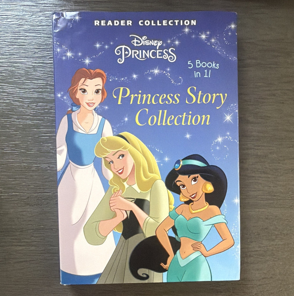 Disney Princess Story Collection Reader Collection Hardcover Ages 4-8 5-in-1