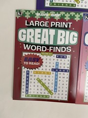 LOT 7 New Large Print GREAT BIG Word-Finds Word Search Kappa Free Shipping NEW