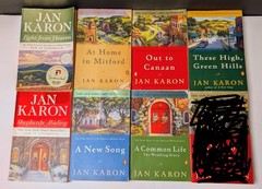 Jan Karon Mitford Series PB Lot of 7 BOOKS 1, 3-6, 8&9 Christian Fiction Signed
