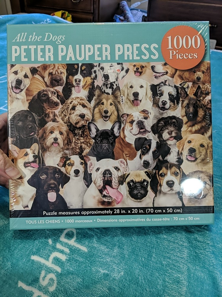 All the Dogs 1000 Piece Jigsaw Puzzle by Inc. Peter Pauper Press (2020, Toy;…