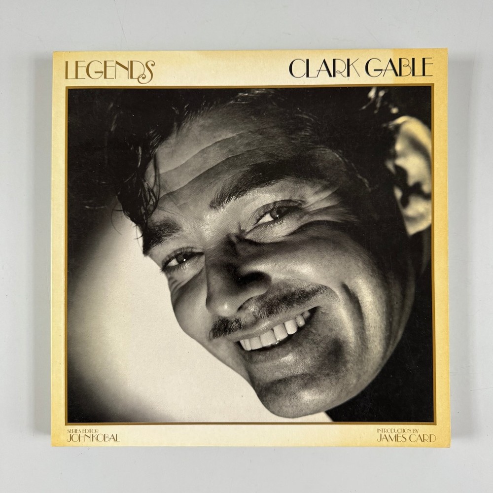 Legends Clark Gable 1986 First American Edition Vintage Paperback Little Brown