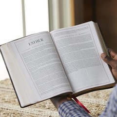 The Breathe Life Holy Bible: Faith in Action (NKJV, Black Leathersoft, Red…