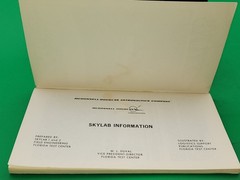 1970 Skylab McDonnell Dougl Information Booklet – 62 pages