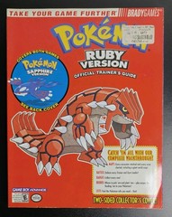 Pokemon Ruby and Sapphire Official Trainer’s Strategy Guide Brady Games GBA