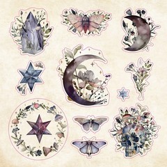 Celestial Wonders Sticker Book (over 900 stickers!)