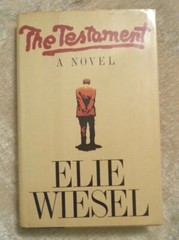 The Testament by Elie Wiesel Vintage 1981 HCDJ 1st Amer. Ed 1st Printing