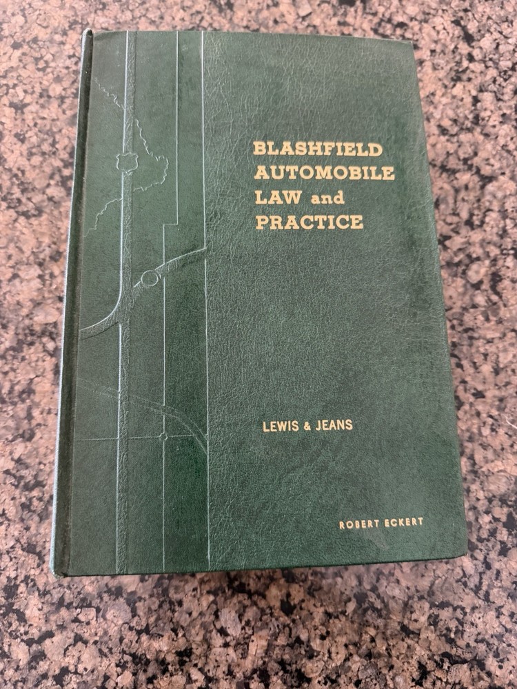 Blashfield Automobile Law and Practice Vol 13 Trial Procedure 1969