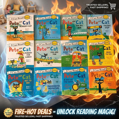 Pete the Cat I Can Read Phonics Kids Decodable Books Lot 12
