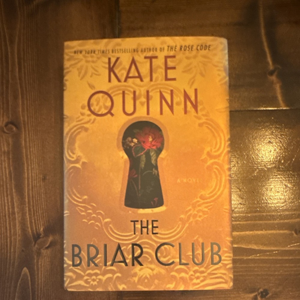 Kate Quinn The Briar Club Hardcover 2024 Historical Fiction Novel w/ Dust Jacket