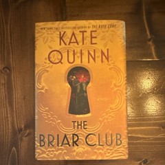 Kate Quinn The Briar Club Hardcover 2024 Historical Fiction Novel w/ Dust Jacket