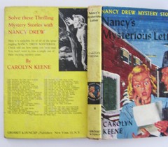 Nancy Drew Nancy’s Mysterious Letter Book Hardcover #8 1966 Printing Blue Multi