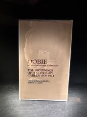Dobie at Southwestern University 1906-1911 J Frank Dobie Texas History HC DJ