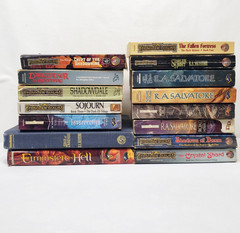 Forgotten Realms Books Lot 15 Mixed Set Legend Of Drizzt Series R A Salvatore