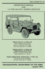 USB FLASH DRIVE US ARMY Jeep M151 Series 3810 Page Operator Repair Parts Manual