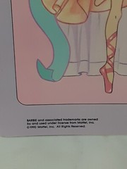 Vtg Golden BARBIE Sticker Fun Coloring Book, Coloring Fun, #2135-13 1990 Mattel
