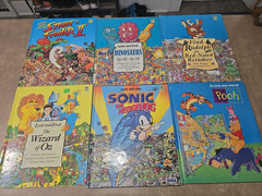 Look and Find Series Lot of 6 Vintage hardcover books