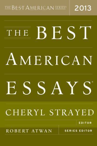 The Best American Essays 2013: Fine Writing- paperback, 0544103882, Robert Atwan