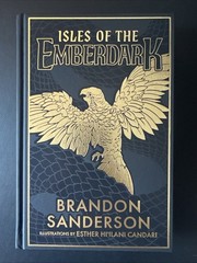 Isles of the Emberdark Brandon Sanderson – Brand New, Never Read, Black Pages