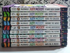 Judy Moody Book Lot 9 Books #1-4 6-9 11 Megan McDonald Kids Series PB