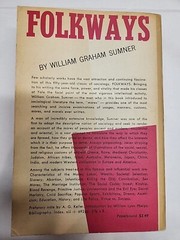 Folkways Paper Back Book by William Graham Sumner Clean Pages