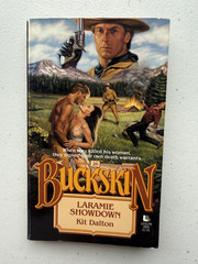Vtg Buckskin ppb Westerns Kit Dalton # 26 Laramie Showdown + # 27 Double Action