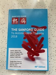 Sanford Guide to Antimicrobial Therapy 2018 Pocket Edition Paperback 48th Ed