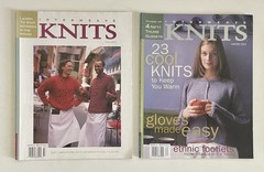 Lot 6 INTERWEAVE KNITS Knitting Books Magazine Assorted Issues 2002 2003 2004