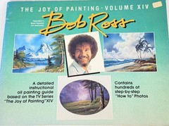 Bob Ross Joy of Painting 6 Book Set Vol 24 25 26 28 29 31 & DVD Autumn Stream