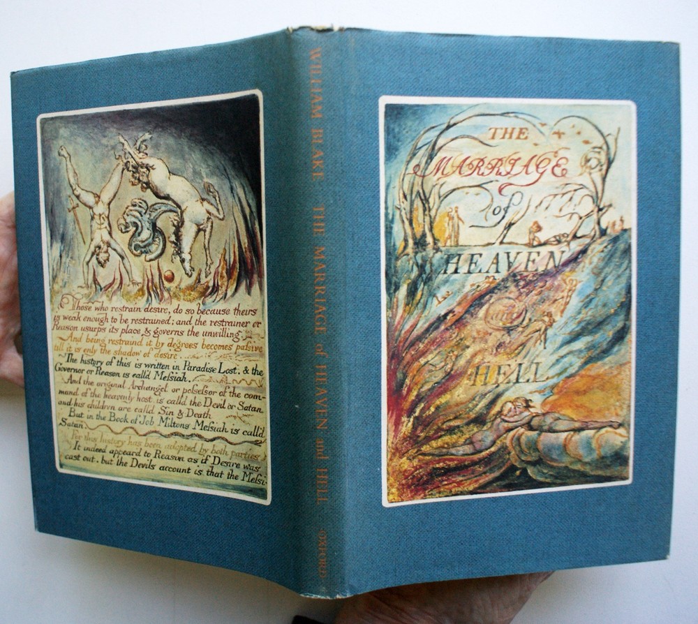 THE MARRIAGE OF HEAVEN AND HELL Blake & Keynes 1st HC DJ [364]