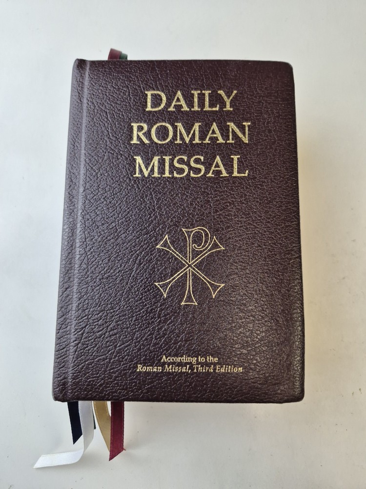 Daily Roman Missal Third Edition Leather Hardcover Catholic Prayer Book
