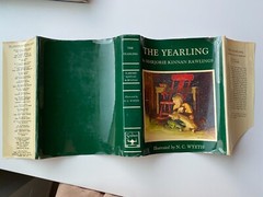 CHARLES SCRIBNERS SONS HCDJ ILLUSTRATED CLASSICS LOT 3~Yearling~Verses~Hans Brnk