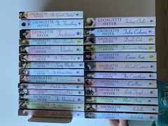 GEORGETTE HEYER MATCHED LOT 26~Sourcebks~PISTOLS~TALISMAN~APRIL~FREDERICA~FARO~