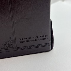 NIV Bible English/Korean Study Bible Brown Zipper-Red Letter Word of Life Press