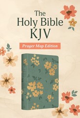 KJV The Holy Bible: Prayer Map Edition-Floral DiCarta